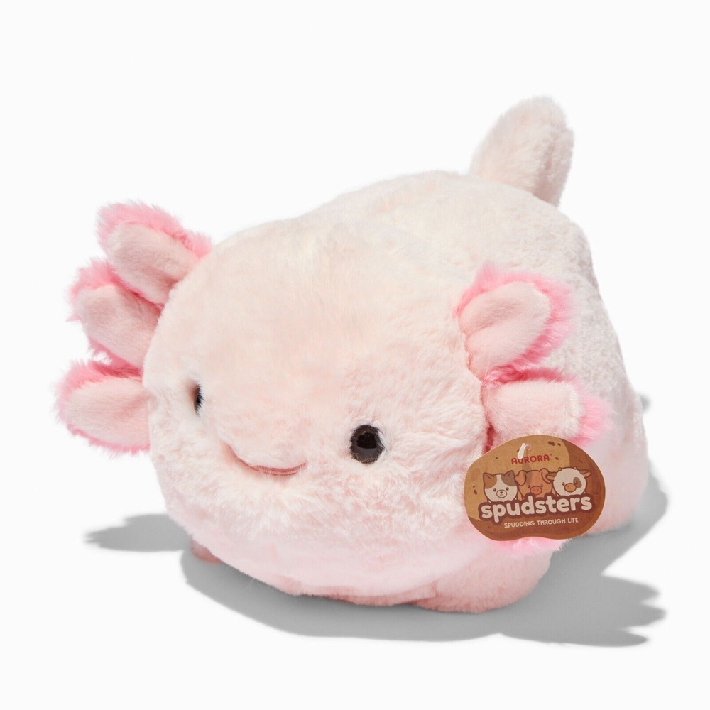 Aurora World Plush - Spudsters - AXEL the Axolotl (10 inch) - Stuffed Animal Toy